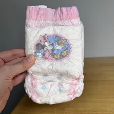 Vintage Huggies Pull Ups Minnie Mouse Pink Birds Flowers See Description