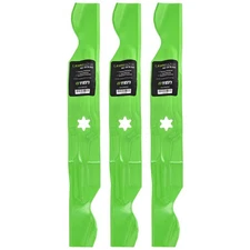 LawnRAZOR Mower Blade Set for Cub Cadet 942-04053C 04056C MTD RZT-50 Mulching