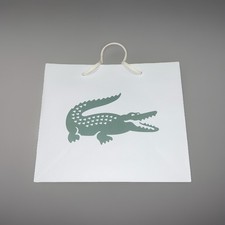 Borsa shopping regalo Lacoste - usata dal negozio a casa 29/25/12 cm