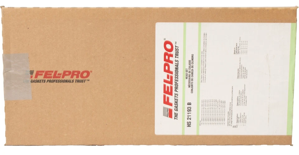 Fel-Pro Head Gasket Set Fits 1963-1980 Volkswagen Beetle Super Beetle HS 21193 B - Image 2 of 4