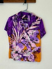 Jams World Aloha Style Camp Shirt - Women Size Small