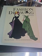 Fashion Drawing In Vouge French Fashion Design Art Original Book