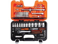Image of Bahco S560 1/4 & 1/2in Drive Socket Set, 56 Piece