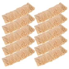 12pcs Faux Thatch Roof: Small Thatch Grass Roll Miniature Roof Artificial Straw