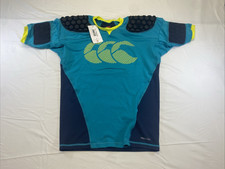 NWT Canterbury Mens Vapodri Raze Flex Blue / Yellow Protective Vest (Small) New!