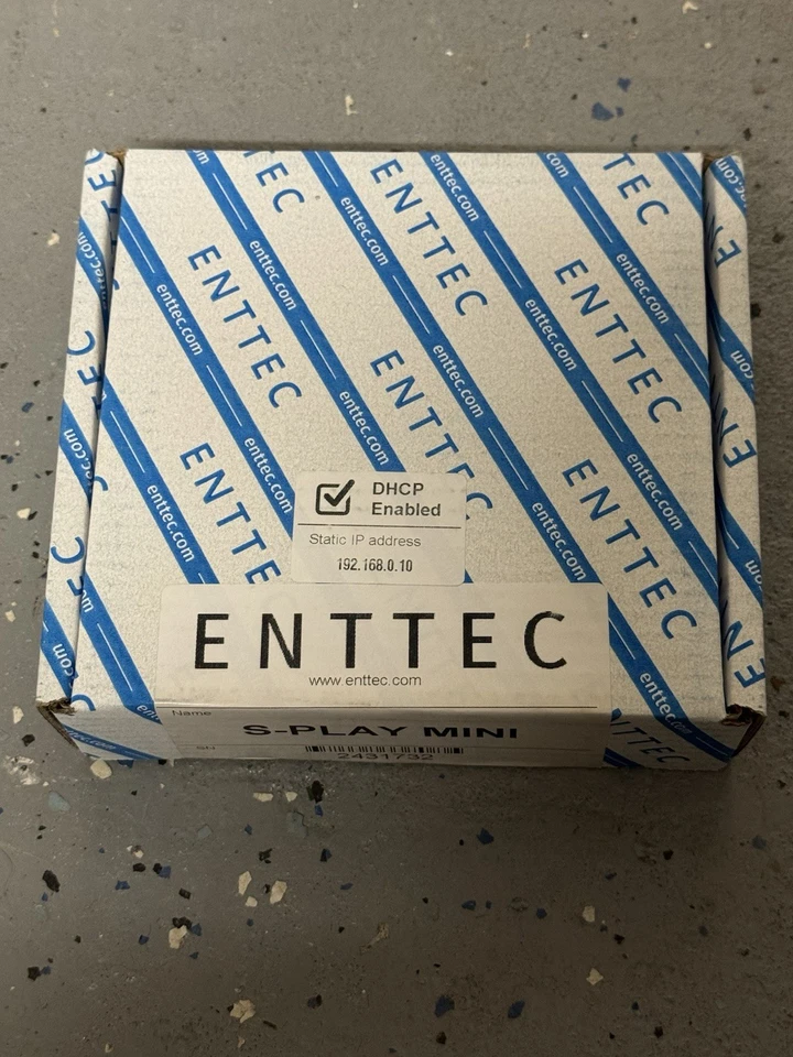 Enttec S-Play Mini 70093, 2 Universe DMX Show Recorder & Playback Controller - Image 2 of 4