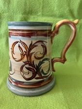 Ceramic Tankard Vintage  Denby Glyn Colledge  Signed