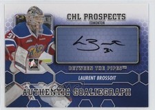 2012-13 ITG Between the Pipes GoalieGraph Laurent Brossoit #A-LB Auto 5r8