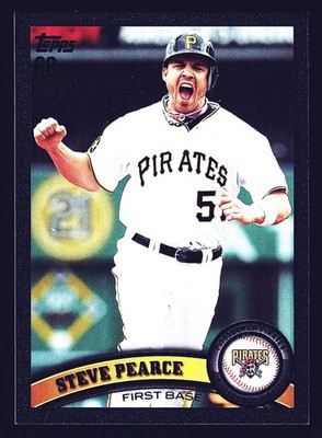 Steve Pearce Pittsburgh Pirates 2011 Topps Update Black #US226 SN /60