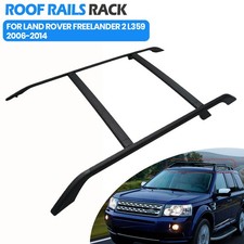 FOR LAND ROVER FREELANDER 2 L359 ROOF RAILS CROSS BAR RACK BLACK 4 PCS 2006-2014