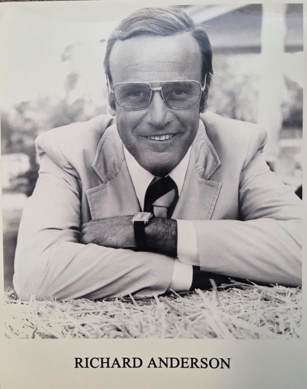 RICHARD ANDERSON 8x10 BW PUBLICITY PHOTO THE SIX MILLION DOLLAR MAN BIONIC WOMAN