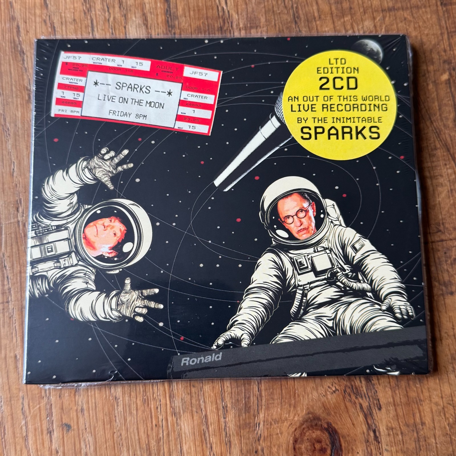 Sparks ""Live On The Moon"" New 2CD 2026 Sealed