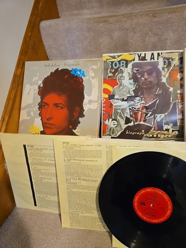 Bob Dylan - Biograph Record (Vinyl, 5 LP Set, Book, Compilation, Box Set) VG+ - Image 3 of 4