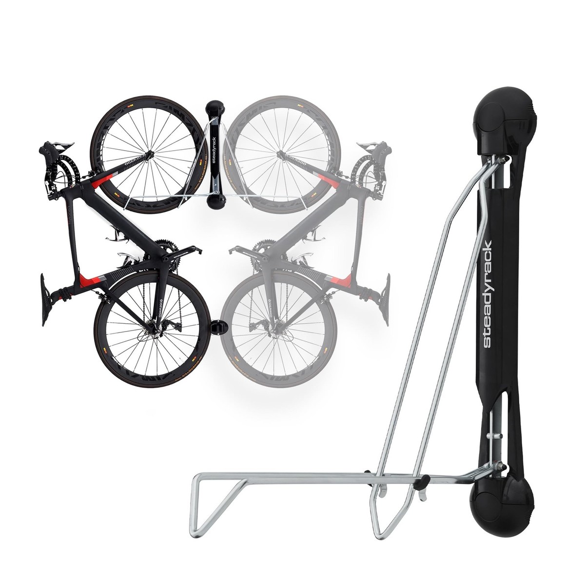 【訳あり】　ステディ steadyrack Steadyrack Bike Rack for Road Bikes - The Original Wall