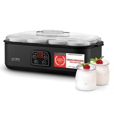 Joghurt Maker Joghurtbereiter Joghurtmaschine Timer 8 Gläser Edelstahl LED TZS