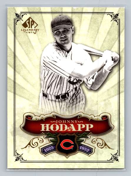 2006 Johnny Hodapp SP Legendary Cuts #81 Cleveland Indians Baseball Upper Deck