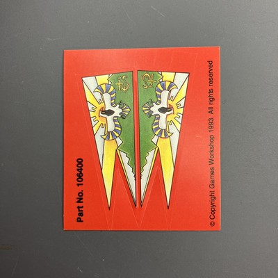 WARHAMMER Hochelfen Standarte 4. Edition / High Elves Banner 4th Edition RARE