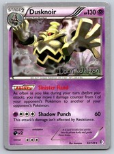 Dusknoir 63/149 Holo Rare Boundaries Crossed Pokemon Lightly Played