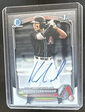 2025 Bowman Draft Kayson Cunningham Chrome Auto 1st #CPA-KC Diamondbacks