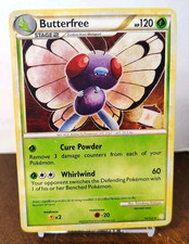 POKEMON BUTTERFREE 16/123 RARE HEARTGOLD & SOULSILVER MP-LP TOMOKAZU KOMIYA on eBay