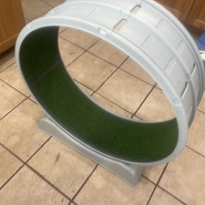 Cat Treadmill Running Wheel with Carpeted Runway Indoor Exercise Wheel