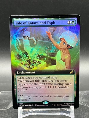 MTG: Avatar Tale of Katra and Toph #207 Foil Extended Art
