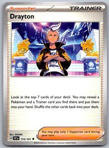 Drayton 174/191 Uncommon Surging Sparks Pokemon Trainer