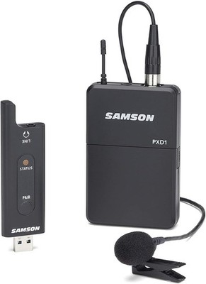 Digitales kabelloses Lavalier Mikrofonsystem für mobile Aufnahmen, USB-Empfänger