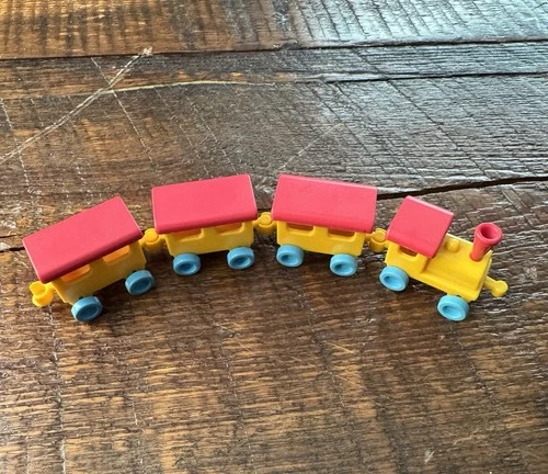 Vintage 1980s Playmobil Toy Train for Child Figure #7148 Dollhouse A34