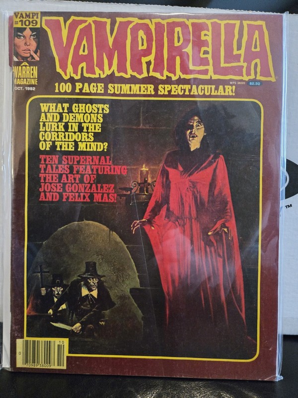 Vampirella #109 (Warren)  Magazine Comic Book!  Rare Vintage Horror Silver Age!