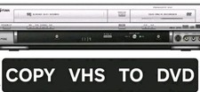 Funai DRVR-B778S VHS DVD Recorder Copy VHS To DVD Remote & Set Up Guide