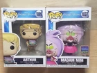 Funko Pop Lot of 2 Disney's The Sword in The Stone: Madam Mim 1037 & Arthur 1099