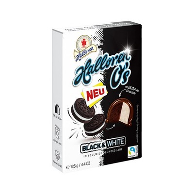 Halloren O´s Black & White 125g