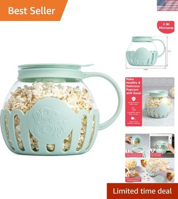 Ecolution 3-Quart BPA-Free Micro-Pop Popcorn Maker - Dishwasher Safe & Durable
