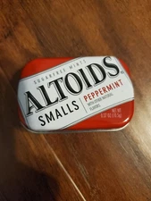Altoids Smalls Mints Peppermint 2013 Collectible Tin Package Empty Container USA