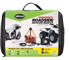 Motorcycle Off Road Emergency Roadside Flat Tire Repair Inflatorbattery Cables