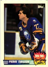 1990-91 Topps - Team Scoring Leaders Pierre Turgeon #20