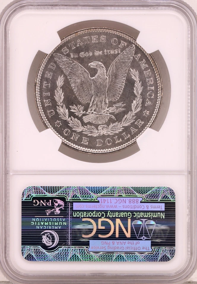 1878-7TF Morgan Silver Dollar $1 PCGS MS63 VAM-81 "Disconnected Leaf". - Image 3 of 4