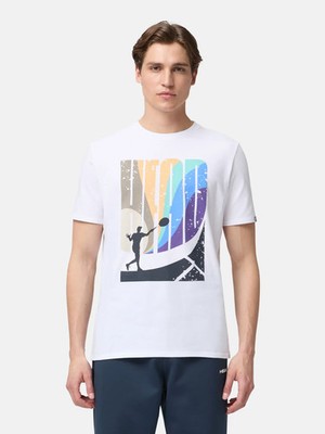 Head Herren Tennis Vision T-Shirt - Weiß/Türkis