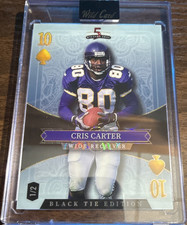 Cris Carter Wild Card Stacked Deck Black Tie 1/2