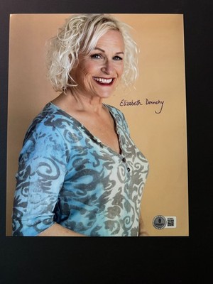 Elizabeth Dennehy autographed signed sexy Star Trek 8x10 photo Beckett