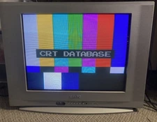 Sanyo DS24425 24” Retro Gaming  Flat Screen CRT TV AV Port S Video Component