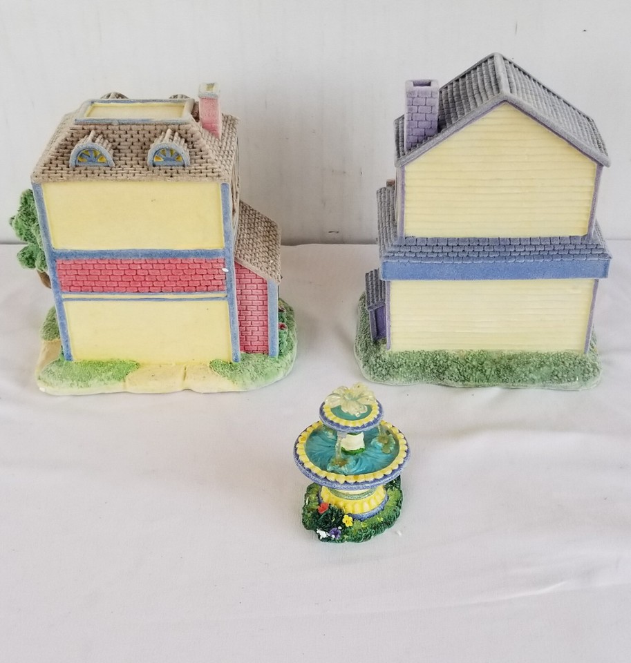 Spring Valley Lighted Village Ceramic General Store, Post Office and