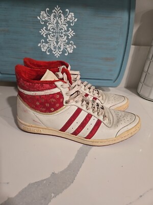 Adidas Sleek Series Wedge Heel High Top Sneakers Women's 9.5