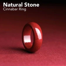 Cinnabar Feng Shui Wealth Prosper Ring,Protection Bring Luck Prosperity Attract