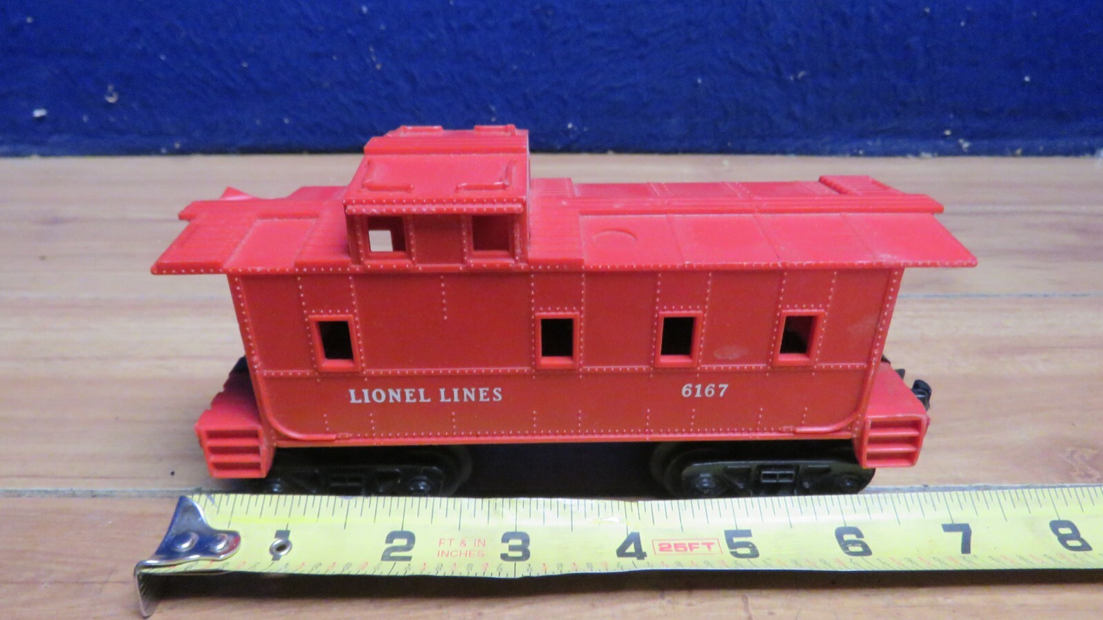 LIONEL 6167 POSTWAR RED CUPOLA CABOOSE O GAUGE SOLD AS FOUND 620812 eBay