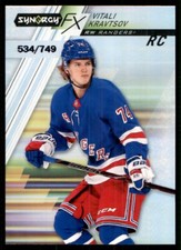 2020-21 Upper Deck Synergy FX Rookies Vitali Kravtsov 534/749 New York Rangers