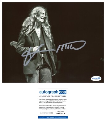 PATTI SMITH SIGNED PUNK ROCK HORSES SINGER LEGEND 8x10 PHOTO - ACOA COA