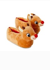 Rudolph the Red Nosed Reindeer PLUSH SLIPPERS toddler