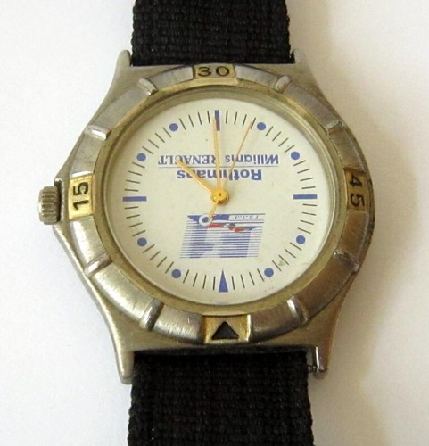 Vintage Rothmans Williams Renault F1 Quartz Watch Eta Movement Collectors # 85C - Picture 11 of 12